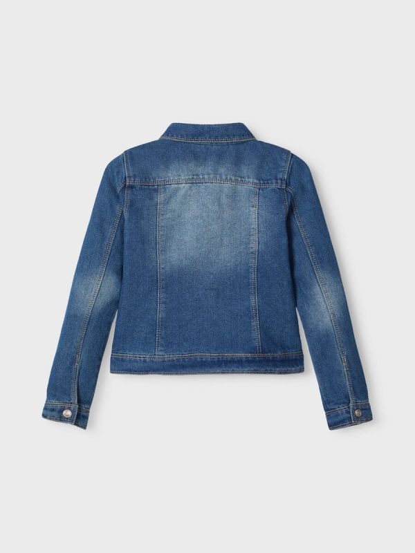 Name It Kid Girl Denim Jacket - Image 4