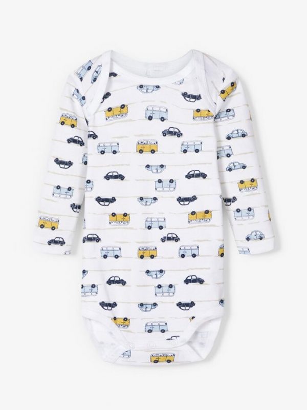 Baby Boy Long Sleeve Vests/Body Suits Cashmere Blue - Image 2