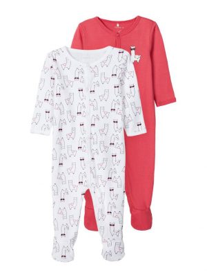 Baby Girls 2 Pack Sleep Suits