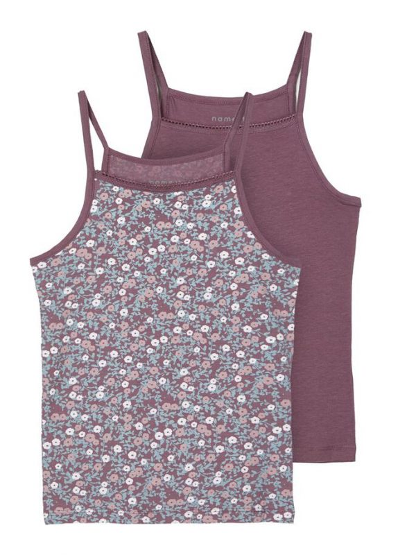 2 Pack of Girls Vests Strap Top