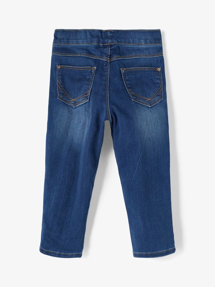 Mini Girls Denim Leggings 7/8 Length Lollipopz Kidswear