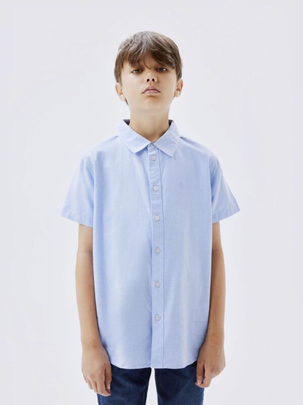 Classic Blue Short Sleeve Shirt - Image 3