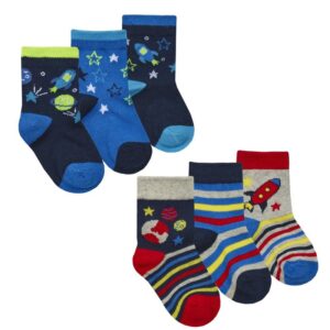 3 Pack of Baby/Toddler Boys Socks