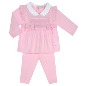 Amore Baby Girls Dress and Leggings Set