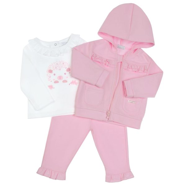 Amore Baby Girls 3 Piece Set Hedgehog