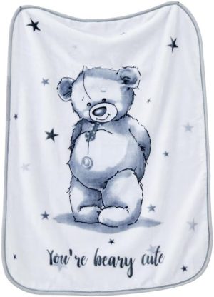 Soft Fleece Baby Blanket You Are Beary Cute