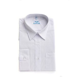 Hunter White School Shirts Short Sleeve Twin Pack