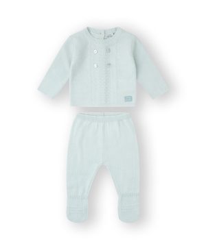 Yatsi Baby 100% Cotton Unisex Knitted Gift Set Mint Green