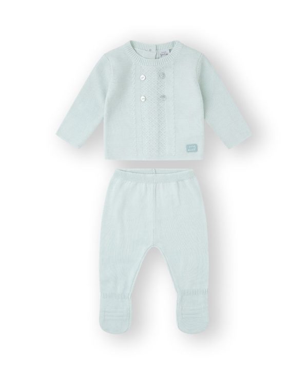 Yatsi Baby 100% Cotton Unisex Knitted Gift Set Mint Green