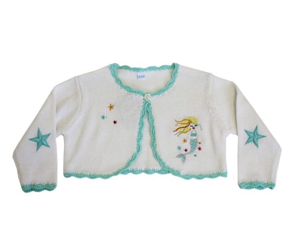 100% Cotton Knit Bolero Cardigan