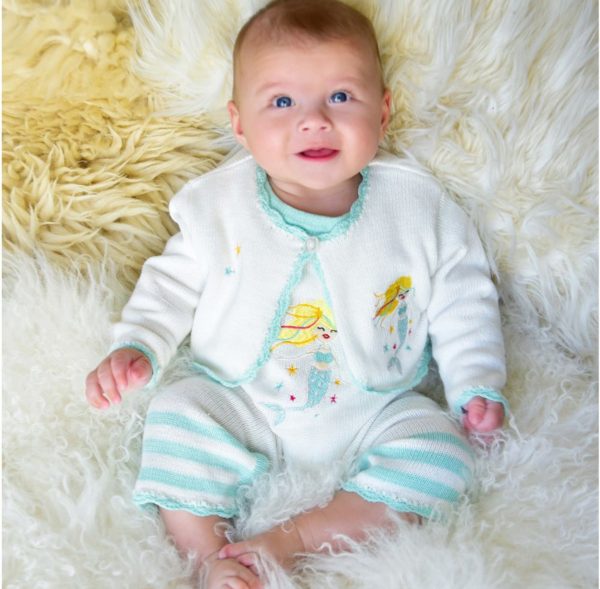 100% Cotton Knit Bolero Cardigan - Image 2