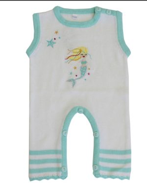 100% Cotton Knit Sleeveless Romper