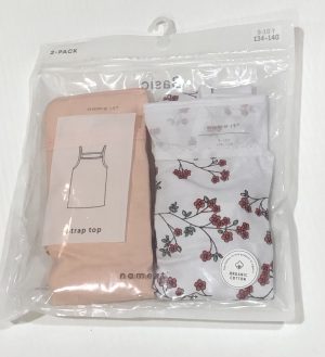 2 Pack of Girls Vests Strap Top