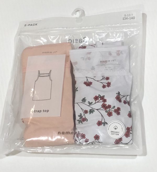 2 Pack of Girls Vests Strap Top