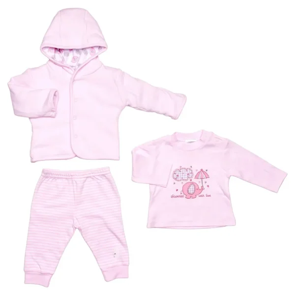 Baby Girls Set "Showered with Love" - Image 2
