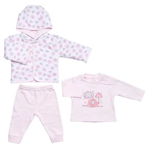 Baby Girls Set "Showered with Love"