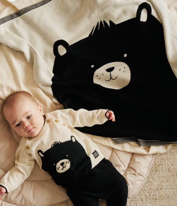Fable and Bear Organic Cotton Bear Jumper - Image 4