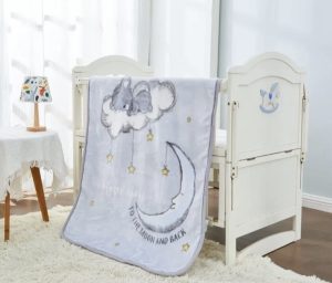 Soft Fleece Baby Blanket Love You To The Moon And Back