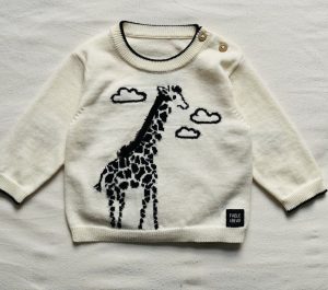 Fable and Bear Organic Cotton Giraffe Jumper