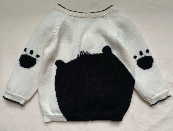 Fable and Bear Organic Cotton Bear Jumper - Image 2