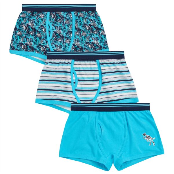 Boys Underwear 3 Pack Trunk Fit Boxers