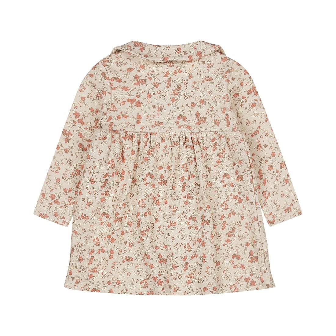 Floral Print Dress With Collar - Image 4