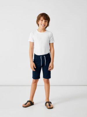 Navy Long Length Shorts Name It