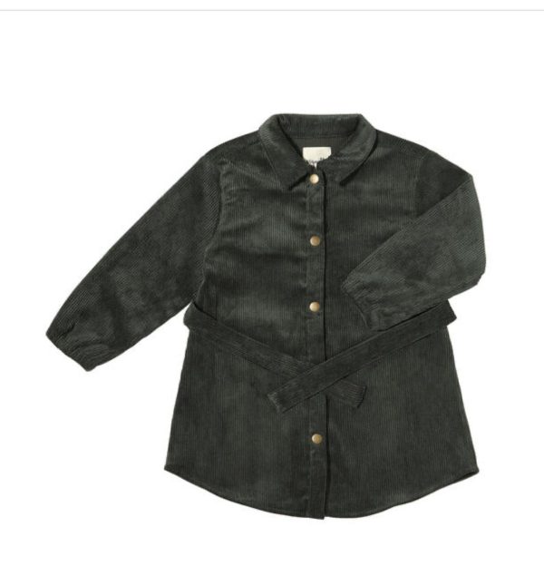 Vignette Shannon Coat Dress in Pine Green