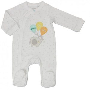 Baby Sleep Suit With Cute Motif "Worth The Wait"